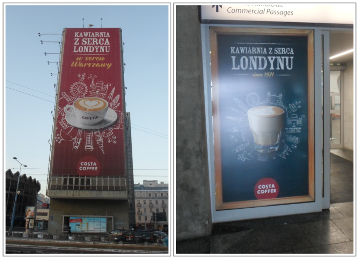 Polish Costa Coffee Billboards